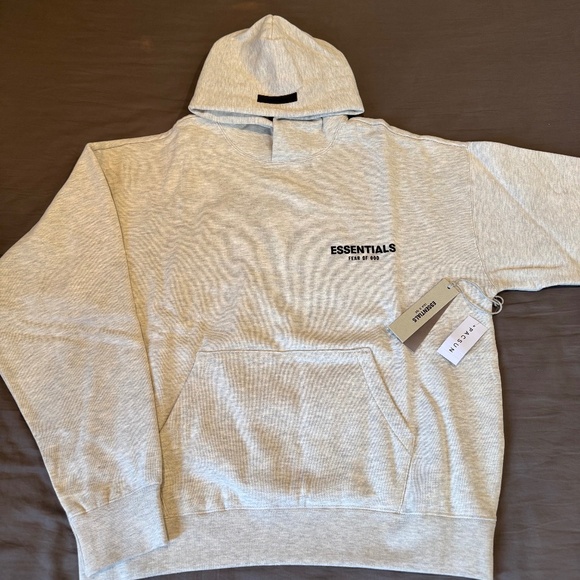 Fear of God Other - Essentials Fear of God - S22 Hoodies - Light Oatmeal - All Size